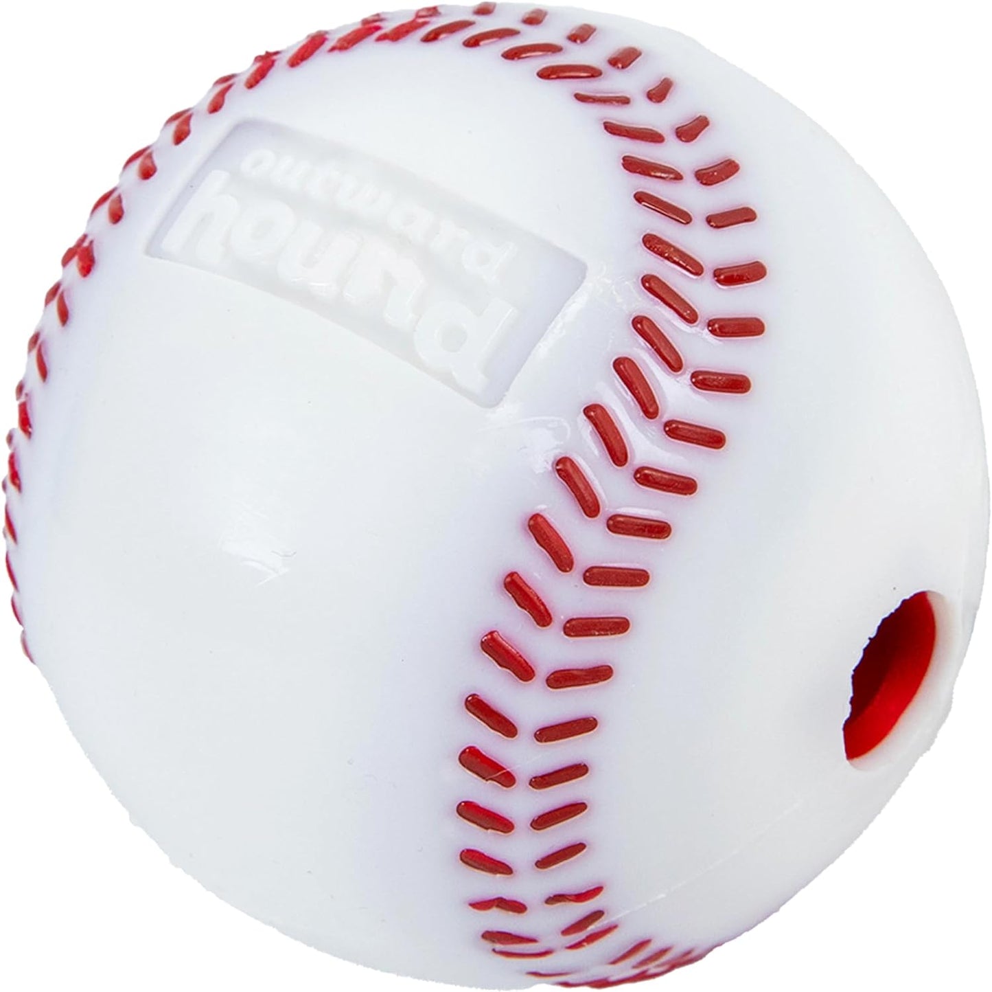 Sport Ballz Baseball Treat-Dispensing Fetch Ball Dog Toy